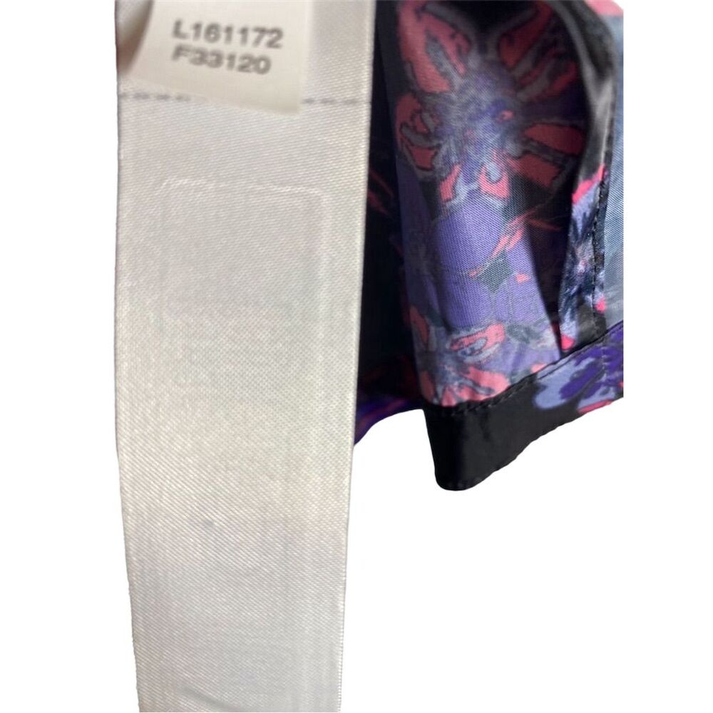 LuLaRoe Women's Floral Windbreaker Jacket Black Long Sleeve Size Large 12-14 - Picture 3 of 11